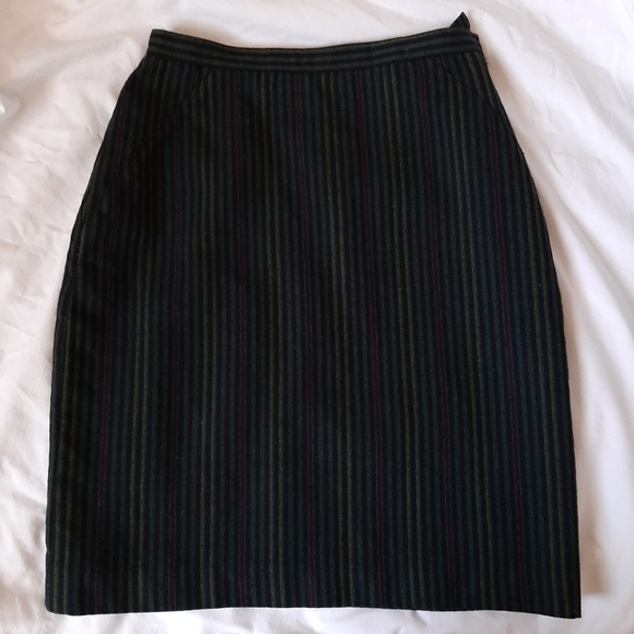 A.M. Beretta Pinstriped Skirt - Picture 1 of 6